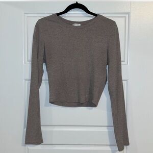 Bozzolo Women's Long Sleeve Brown Top